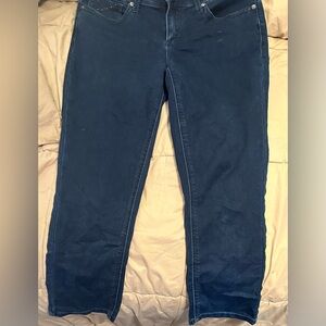 Seven7 Blue Skinny Jeans with Tapered Fit